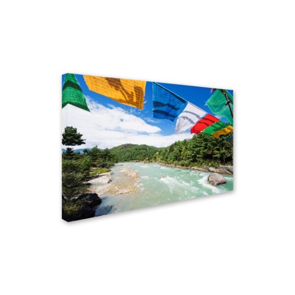 Robert Harding Picture Library 'Colorful Flags' Canvas Art,16x24